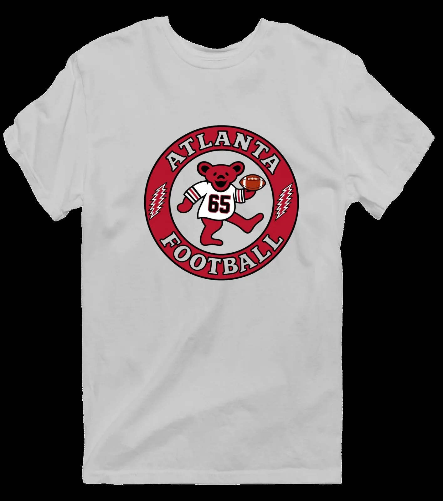 Atlanta Football Dancing Bear Grateful Dead Inspired Graphic T-Shirt 23 Atlanta Football Dancing Bear Grateful Dead Inspired Graphic T-Shirt